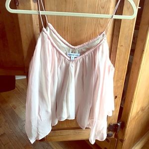 Elizabeth and James pink cami